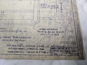 Giddings & Lewis 24 5Q Rev Table Assembly Parts Print Diagram Drawing 1940