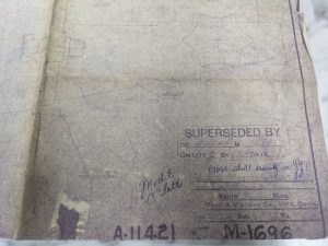 Pratt & Whitney Model C Lathe Carriage Assembly Drawing Print Diagram M-1696