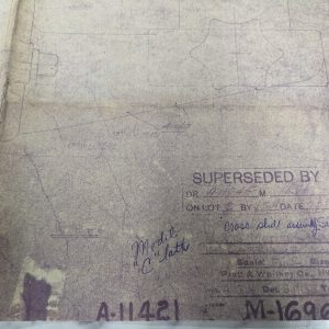 Pratt & Whitney Model C Lathe Carriage Assembly Drawing Print Diagram M-1696