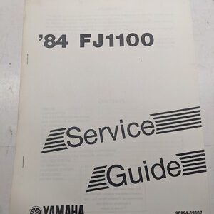 Yamaha Fj1100 Service Guide Dealer Book 90894-09307 1984 Oem Motorcycle