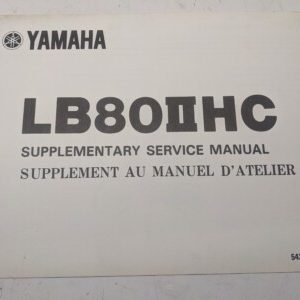 Yamaha Supplementary Service Manual Lb80Iihc 2 542-28197-71 Oem 1975 Fr