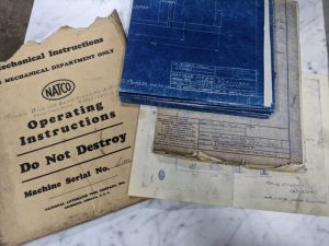 Natco Automatic Tool Floor Plan Assembly Machine Layout Prints Diagram Drawing