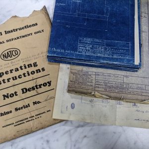 Natco Automatic Tool Floor Plan Assembly Machine Layout Prints Diagram Drawing