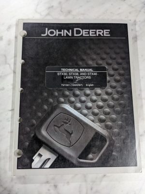 John Deere Jd Techinical Service Manual Lawn Tractor Stx 30 38 46 Tm1561 1997