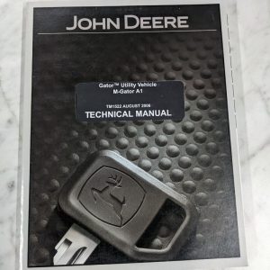 John Deere Techinical Service Manual M-Gator A1 Utility Vehicle Utv Tm1522 2006