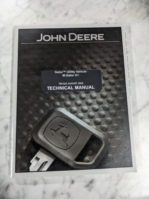 John Deere Techinical Service Manual M-Gator A1 Utility Vehicle Utv Tm1522 2006