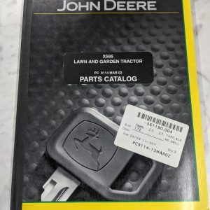 John Deere Service Parts List Catalog Manual Lawn Garden Tractor X585 Pc9114