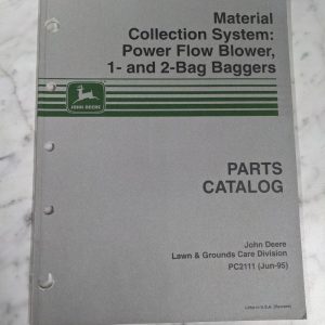 John Deere Jd Service Parts List Book Manual Catalog Mcs Power Flow Pc2111 1995