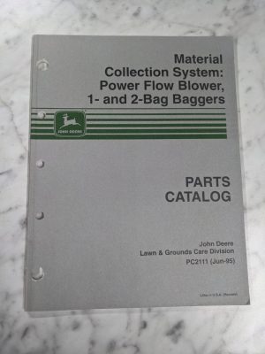 John Deere Jd Service Parts List Book Manual Catalog Mcs Power Flow Pc2111 1995