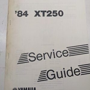 Yamaha Xt250 Service Guide Dealer Book 90894-09301 1984 Motorcycle Oem