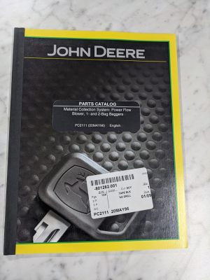 John Deere Jd Service Parts List Book Manual Catalog Mcs Power Flow Pc2111 1996