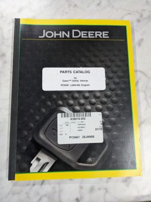 John Deere Service Parts List Manual Catalog Tx Gator Utility Vehicle Utv Pc9461