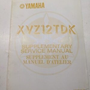 Yamaha Supplementary Service Manual Xvz12Tdk Oem 1983 31N-28197-70
