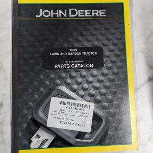 John Deere Jd Service Parts List Manual Catalog X475 Lawn Garden Tractor Pc9110