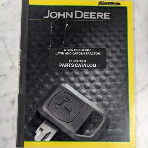 John Deere Service Parts List Manual Catalog Gt235E Lawn Garden Tractor Pc2721
