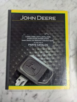 John Deere Parts Manual Catalog Lx Gt Lawn Garden Tractor Mower Decks Mcs Pc2725