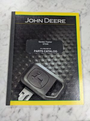 John Deere Jd Service Parts List Book Manual Catalog Garden Tractor Gt245 Pc2788