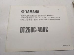 Yamaha Supplementary Service Manual Dt250C Dt400C Oem 1975 500-28197-82 Fr Ger