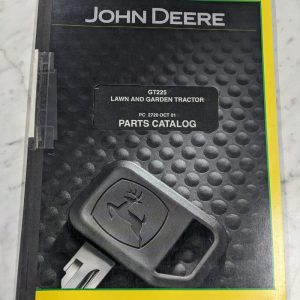 John Deere Jd Service Parts List Manual Catalog Gt225 Lawn Garden Tractor Pc2720