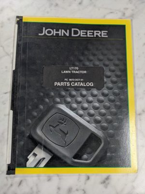 John Deere Jd Service Parts List Book Manual Catalog Lt170 Lawn Tractor Pc9073