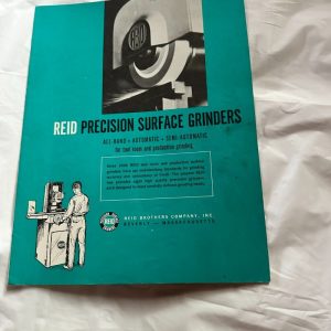Reid Precision Surface Grinders All Hand Auto/Semi Automatic Sales Brochure