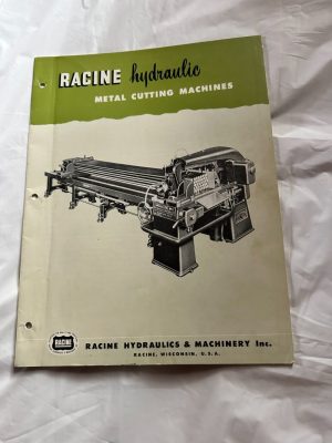 Racine Hydraulic Metal Cutting Machines Automatic Bar Feed Sales Brochure