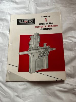 Hartex Utd # One Universal Cutter & Reamer Grinder Sales Brochure Catalog Specs