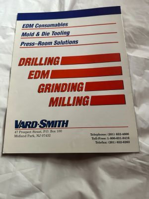 Vard-Smith Drilling Edm Consumables Grinding Milling Mold & Die Sales Brochure