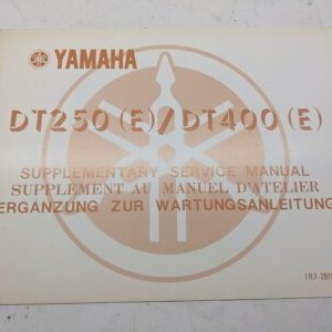 Yamaha Supplementary Service Manual Dt250(E) Dt400(E) Oem 1977 1R7-28197-81