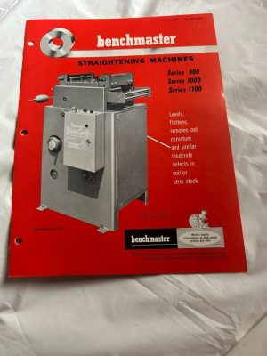 Benchmaster Straightening Machines Series 900: 1000: 1100 Sales Brochure