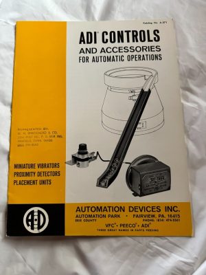 Automation Devices Inc Adi Controls & Accs For Auto Operations Sales Brochure