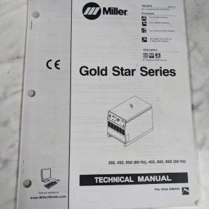 Miller Welder Technical Service Manual Parts List Gold Star Series Tm-222Q 2006
