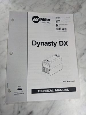 Miller Welder Technical Service Manual Parts List Book Dynasty Dx Tm-357A 1999