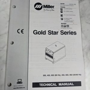 Miller Welder Technical Service Manual Parts List Gold Star Series Tm-222H 1996