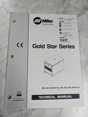 Miller Welder Technical Service Manual Parts List Gold Star Series Tm-222H 1996