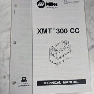 Miller Welder Technical Service Manual Parts List Book Xmt 300 Cc Tm-299 1997