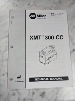 Miller Welder Technical Service Manual Parts List Book Xmt 300 Cc Tm-299 1997