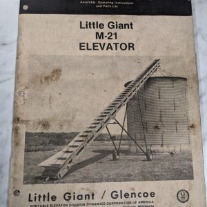 Little Giant Instruction Service Manual Parts List Book M-21 Elevator Model