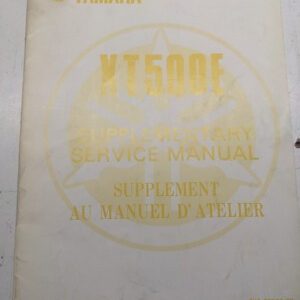Yamaha Supplementary Service Manual Xt500E 2H2-28197-70 Oem 1977 Fr