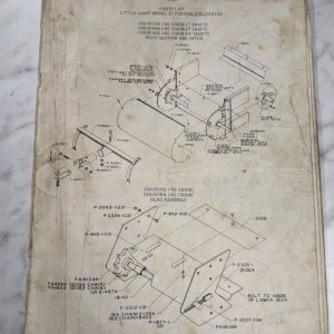 Little Giant Parts List Book M-21 Portable Elevator Model