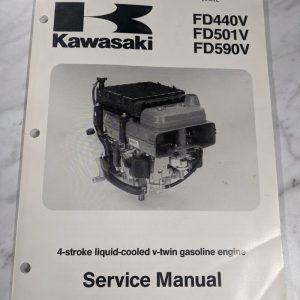 Kawasaki Service Manual Fd 440 501 590 V Liquid Cooled V-Twin Engine 1994