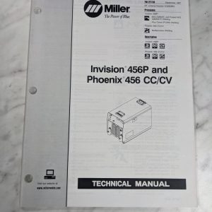 Miller Welder Technical Service Manual Parts List Invision Phoenix 456 P 1997