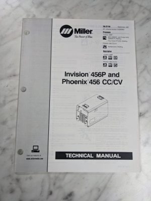 Miller Welder Technical Service Manual Parts List Invision Phoenix 456 P 1997