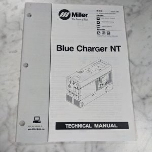 Miller Welder Technical Service Manual Parts List Blue Charger Nt Tm-415B 1999