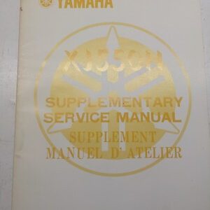 Yamaha Supplementary Service Manual Xj550H 5K6-28197-70 Oem 1981 Fr