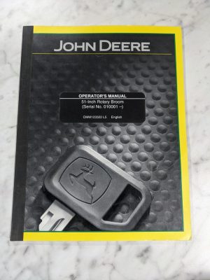 John Deere Jd Operator Service Manual 51” Rotary Broom Omm123322 L5