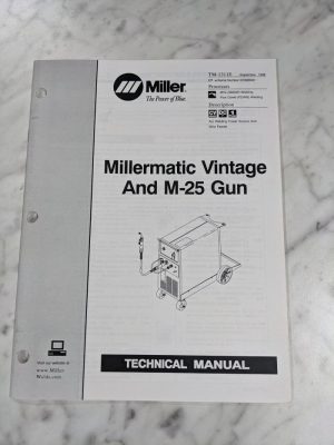Miller Welder Techinical Service Manual Parts Vintage Millermatic Tm-1311E 1998