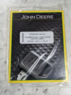 John Deere Operator Service Manual Gator Utv Xuv855M S4 Omuc26681 H0