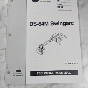 Miller Welder Techinical Service Manual Parts List Swingarc Ds-64M Tm-1588C 1998