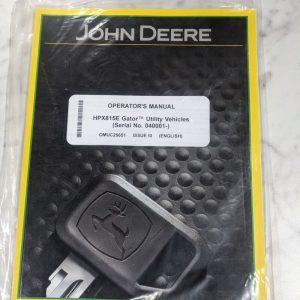 John Deere Operator Service Manual Gator Utility Vehicle Utv Hpx815E Omuc26651